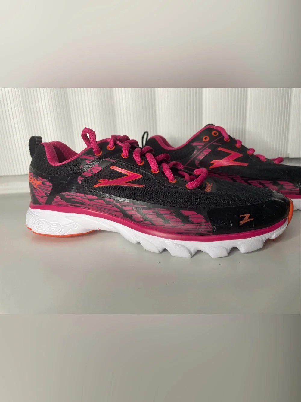 Zoot Ultra Race Blue Running Shoes Women's 8.5 Pink & Black Brand New Never Worn